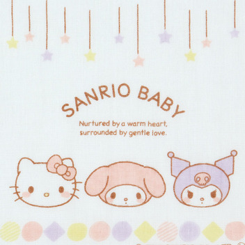 サンリオキャラクターズ ガーゼタオルハンカチ(Sanrio Baby)