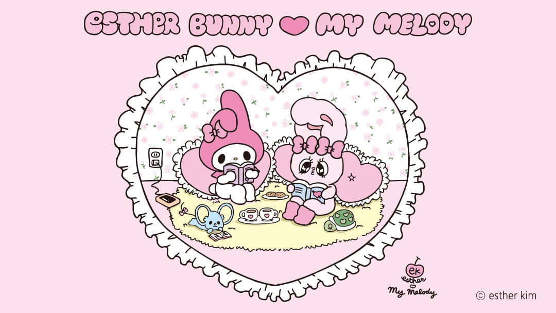 マイメロディ エスターバニー ぷにシャカシール｜サンリオオンライン