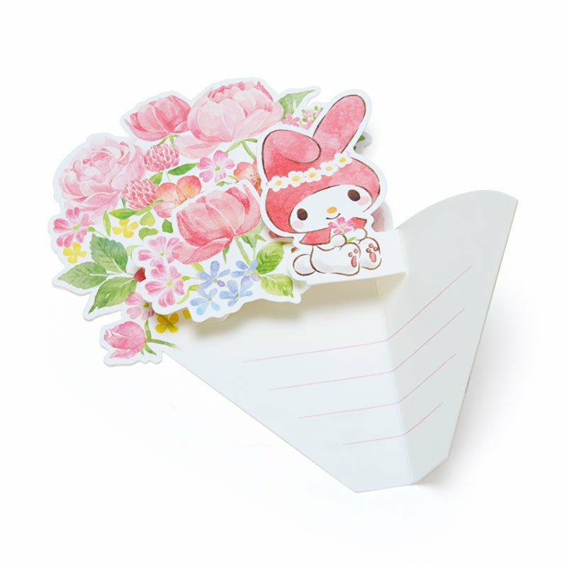 グリーティングカード 多目的　マイメロディブーケ