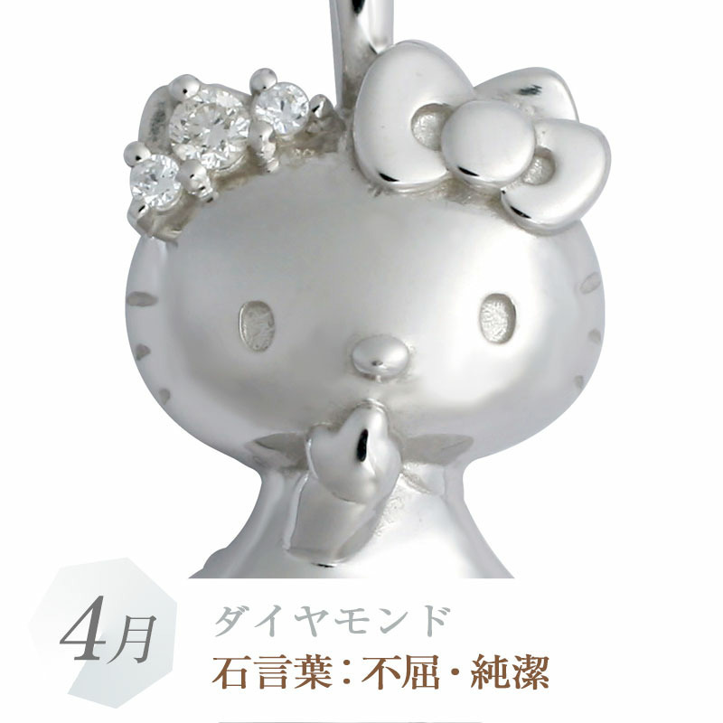 K18WG ☆ ペンダントトップ ◇ダイヤモンド1.05ct ４月誕生石 花の 