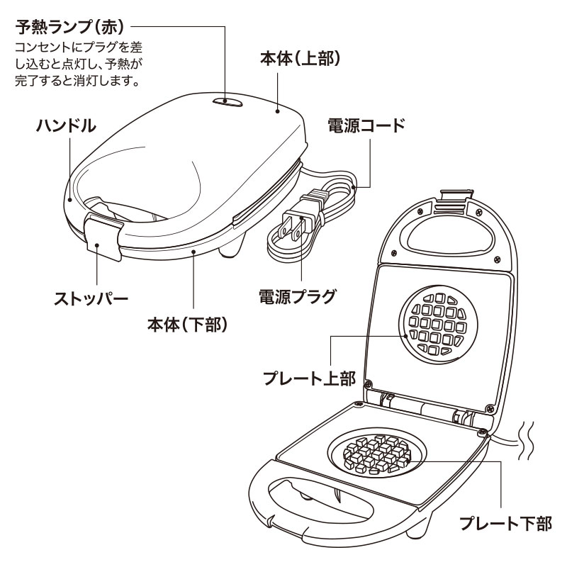 ハローキティ ワッフルメーカー｜サンリオオンラインショップ本店 