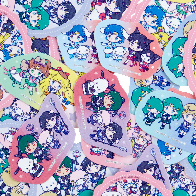 213円 高速配送 Sailor Moon Eternal 文具 美少女戦士セーラームーンEternal×サンリオキャラクターズ ミニポーチ B 694504 小物入れ ケース デコレーション SANRIO 30周年記念コラボ
