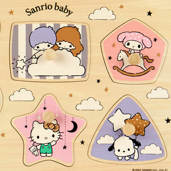 サンリオキャラクターズ 木製パズル(Sanrio Baby)