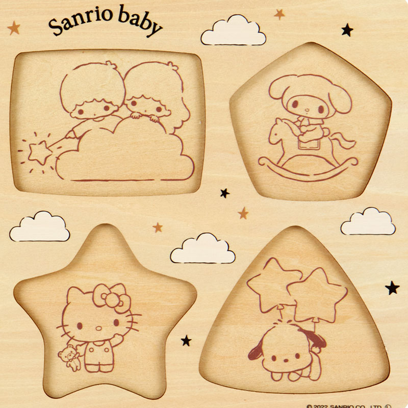 サンリオキャラクターズ 木製パズル(Sanrio Baby)