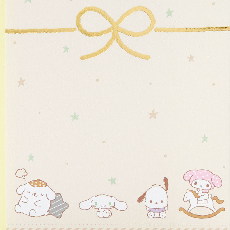 サンリオキャラクターズ 金封(Sanrio Baby)星グレー
