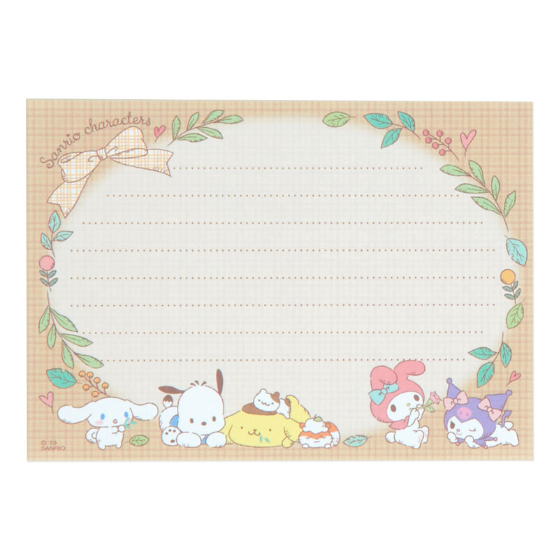 サンリオキャラクターズ 8デザインメモ