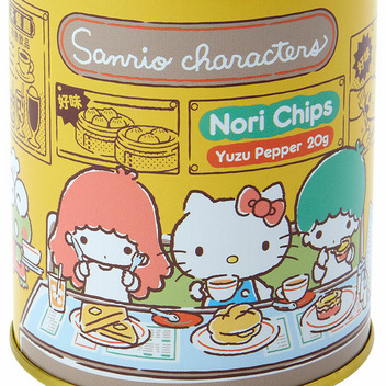 サンリオキャラクターズ 山本海苔店 のりチップス2缶セット(わさびごま・ゆず胡椒)