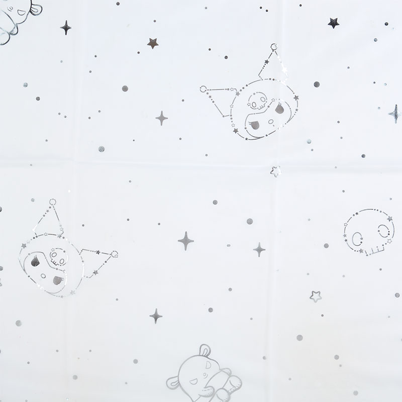 クロミ 箔プリント レースカーテン2枚組100&times;176cm