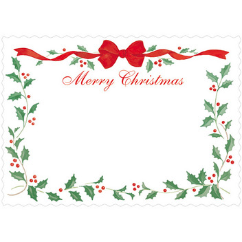グリーティングカード クリスマス　緑のツリー