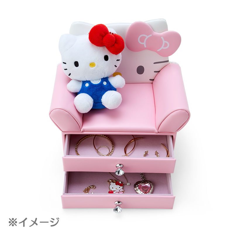 ハローキティ☆Pottery Barn☆可愛い!3段ジュエリートレイ小物棚-