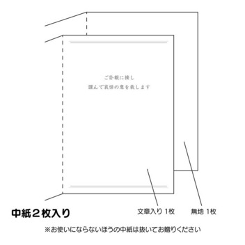 グリーティングカード お悔やみ　お悔やみユリ
