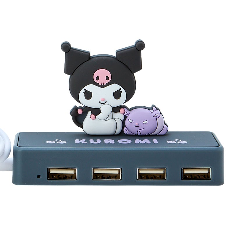 kuromi usb hub 見やすい クロミ usbハブ