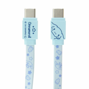 シナモロール USB Type-C to Type-C対応 同期＆充電ケーブル