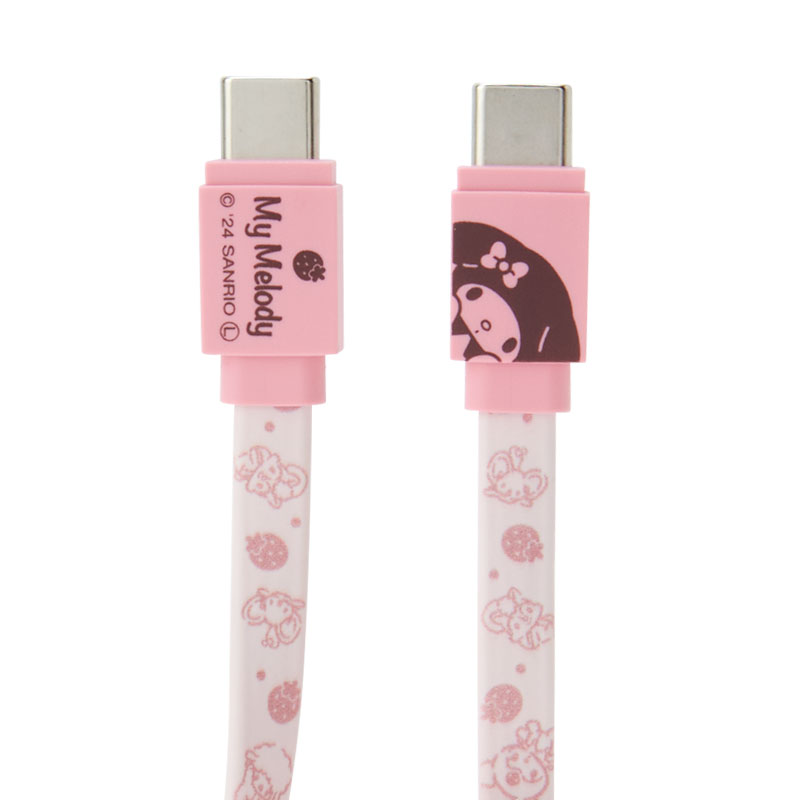マイメロディ USB Type-C to Type-C対応 同期＆充電ケーブル