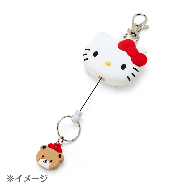 ぐでたま フェイス形リールキーホルダー
