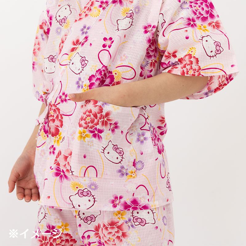 ハローキティ キッズ甚平