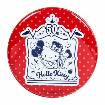 サンリオキャラクターズ シークレット缶バッジ（ハローキティ50周年）