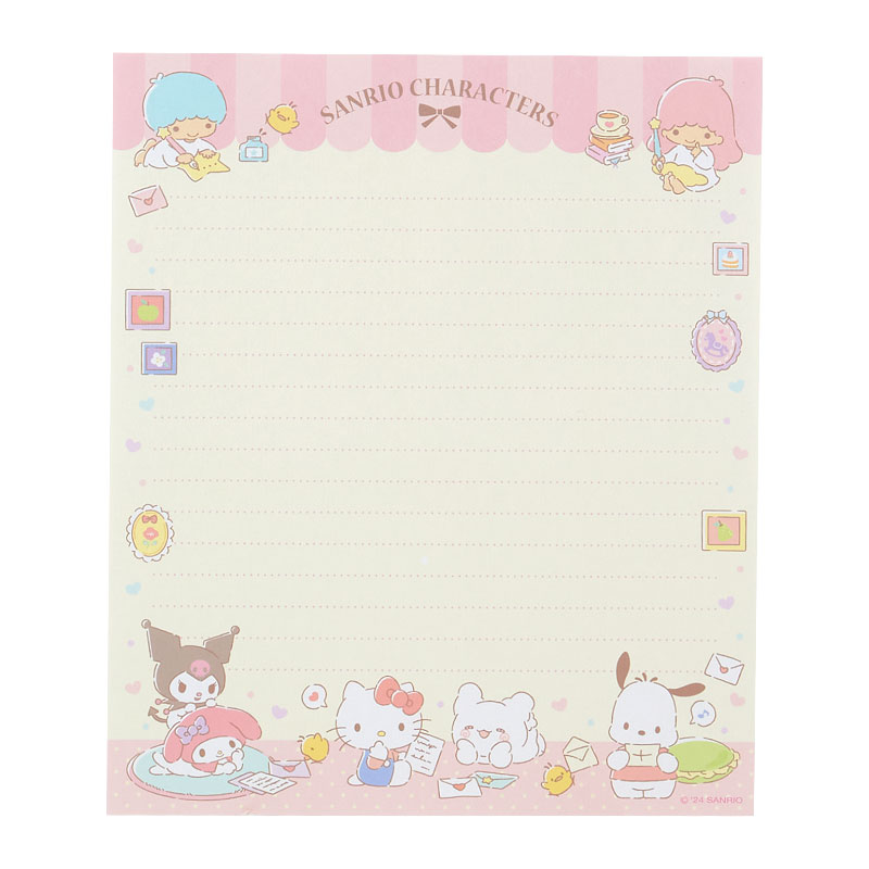 サンリオキャラクターズ キャラクター形レターセット