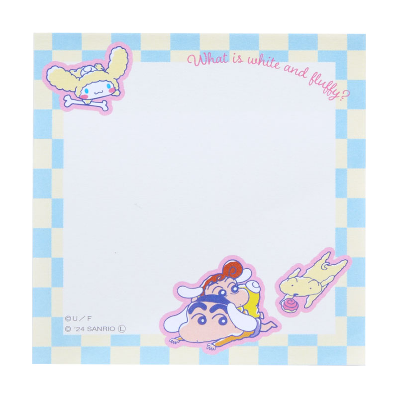 サンリオキャラクターズ クレヨンしんちゃん 付箋メモ（ポップ）