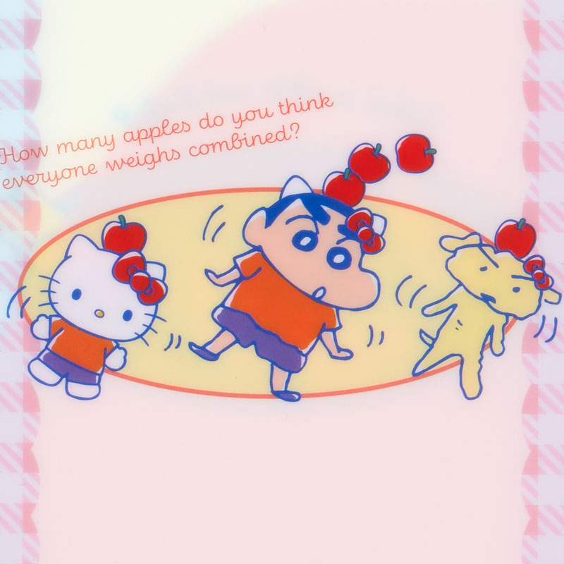 サンリオキャラクターズ クレヨンしんちゃん A5クリアファイル（ポップ）