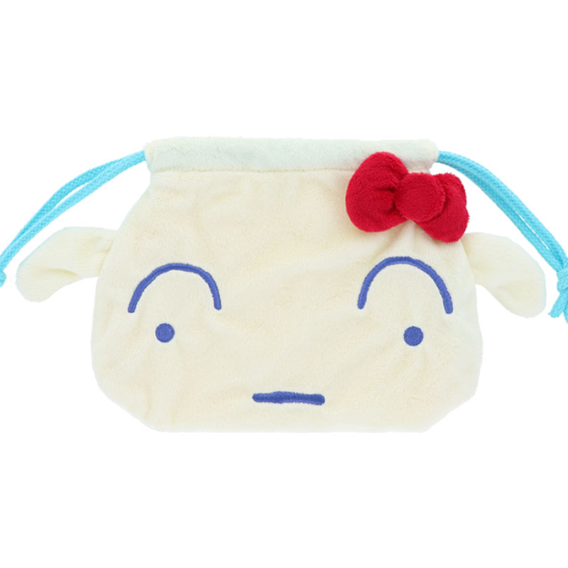 ハローキティ クレヨンしんちゃん 巾着（シロ）