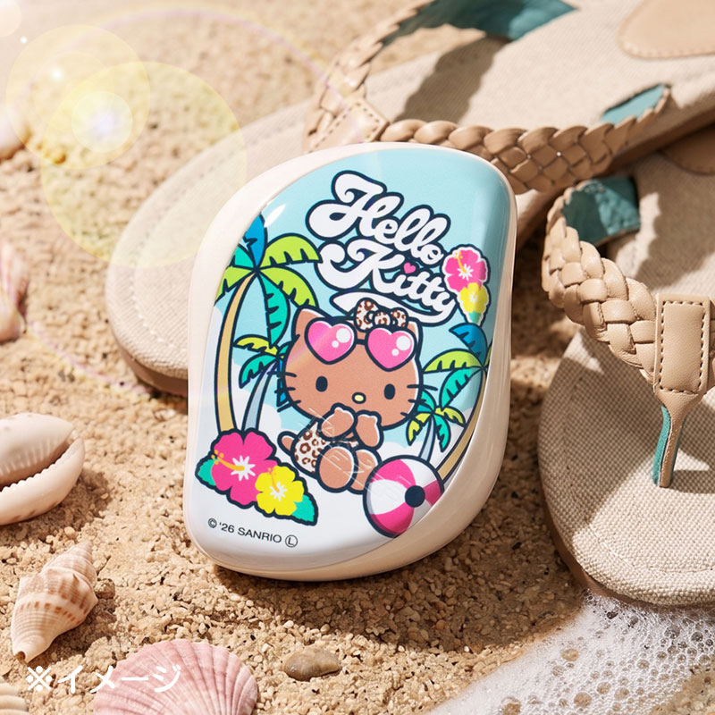 ハローキティ タングルティーザー ヘアケアブラシ コンパクトスタイラー
