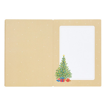 グリーティングカード クリスマス　テディベア