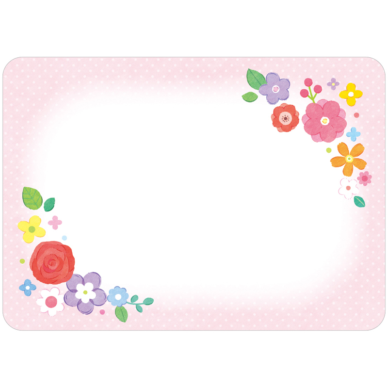 グリーティングカード 誕生日祝い　ライト＆メロディー　花かご