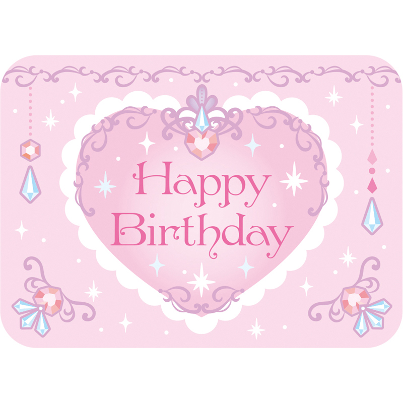 グリーティングカード 誕生日祝い　ライト＆メロディー　ティアラ