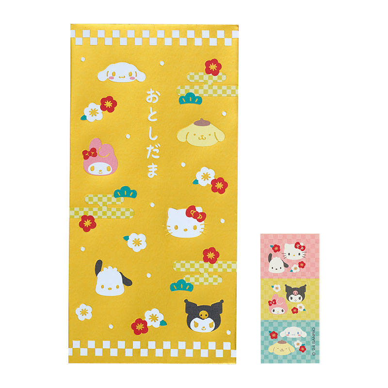 サンリオキャラクターズ ぽち袋 大判サイズ（金）