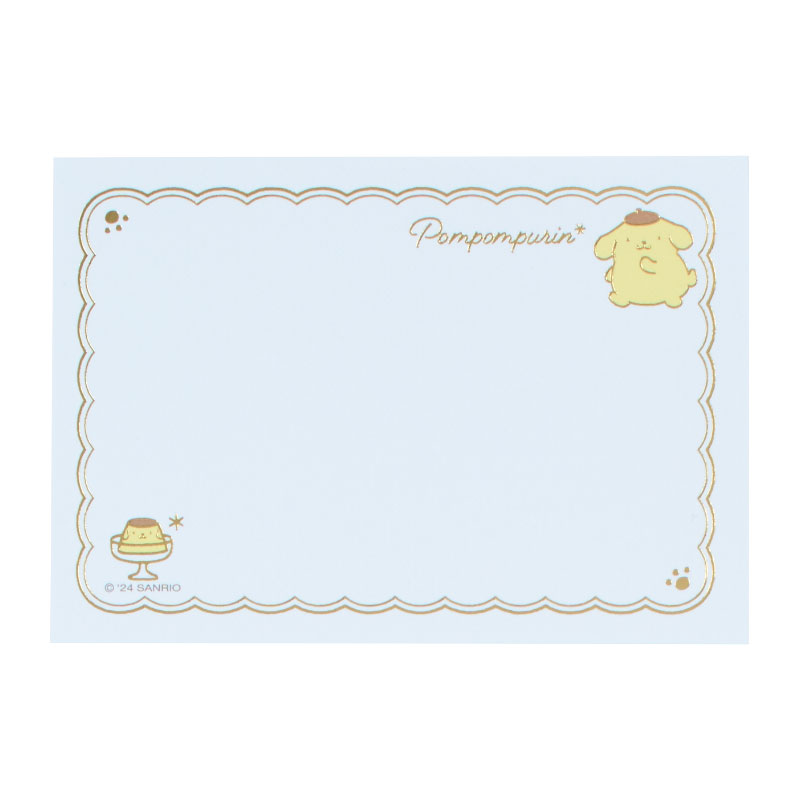 ポムポムプリン メッセージミニパット