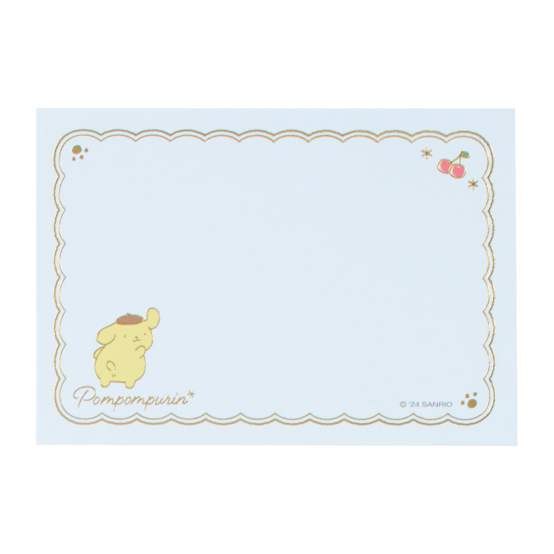 ポムポムプリン メッセージミニパット