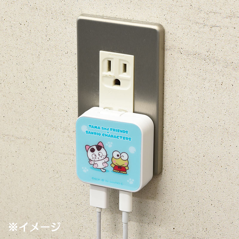 けろけろけろっぴ タマ＆フレンズ USB出力ACアダプタ
