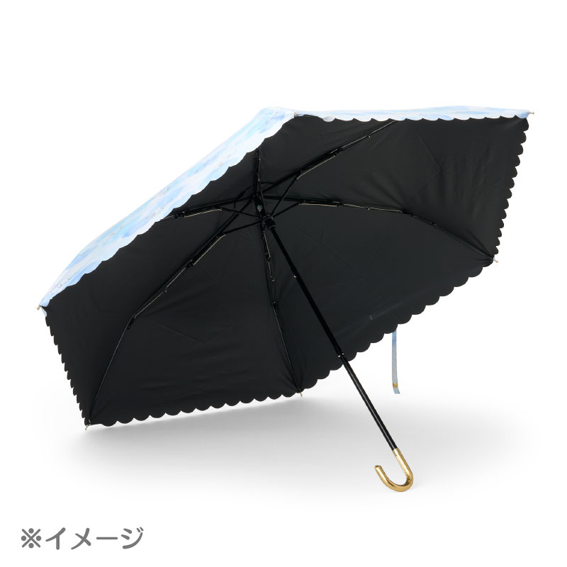クロミ 晴雨兼用折りたたみ傘ミニ（水彩モチーフ）