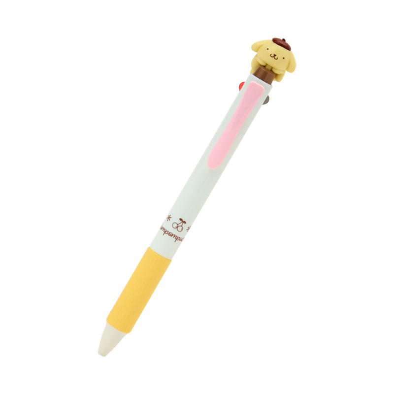 ポムポムプリン マスコット付きエナージェル2色ボールペン
