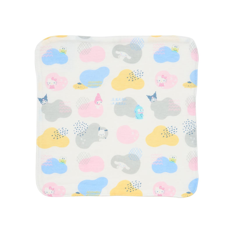 サンリオキャラクターズ オーガニックハンカチ カラフル（Sanrio Baby）