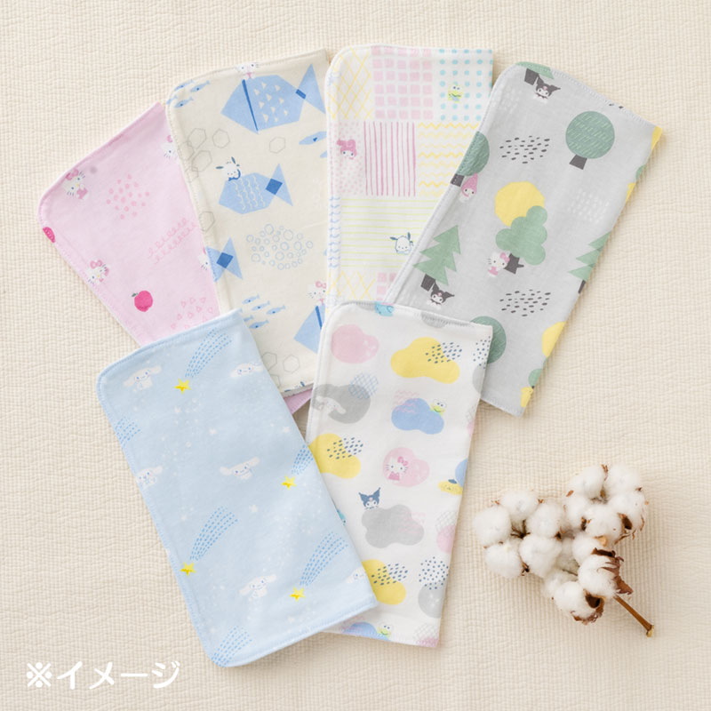 サンリオキャラクターズ オーガニックハンカチ 森（Sanrio Baby）