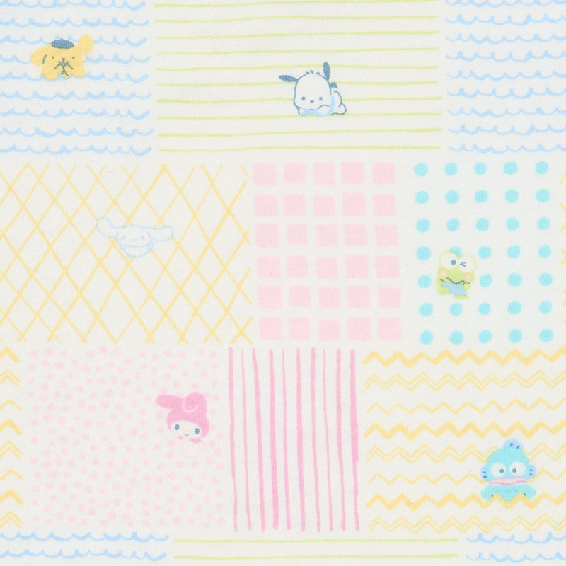 サンリオキャラクターズ オーガニックハンカチ パッチワーク（Sanrio Baby）
