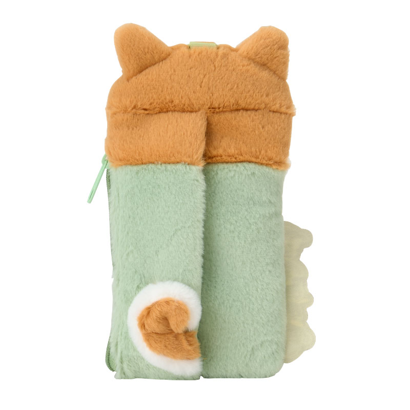 サンリオキャラクターズ ポーチ付きカード用ホルダー 柴犬（いつでも一緒うちの子）