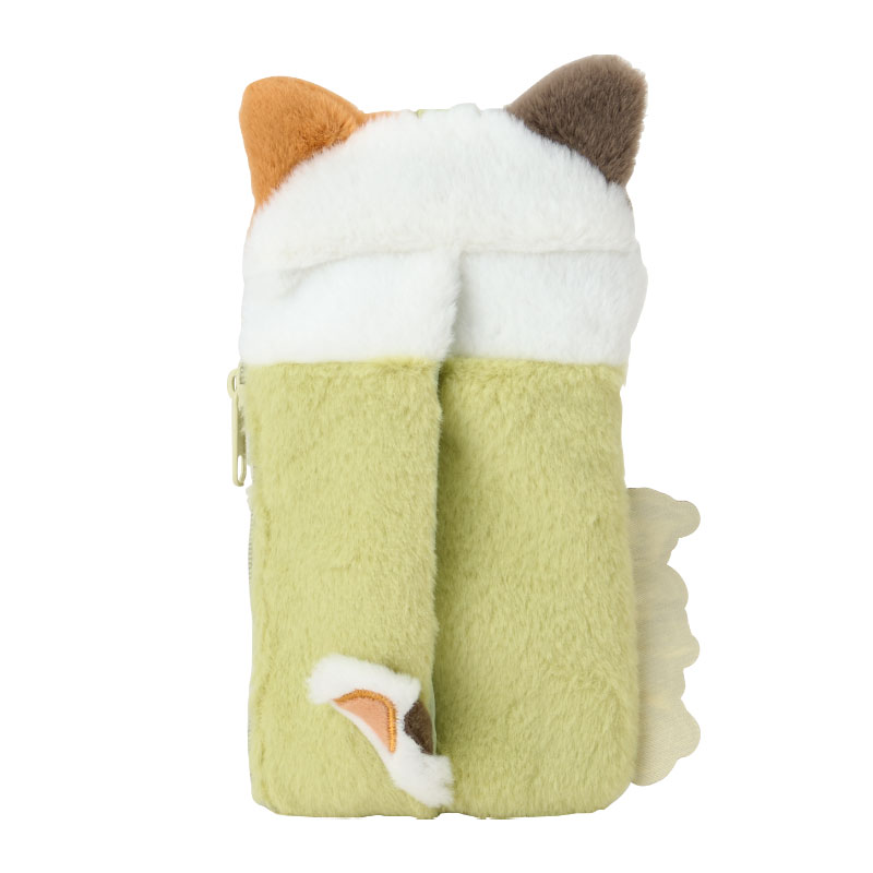サンリオキャラクターズ ポーチ付きカード用ホルダー ミケ猫（いつでも一緒うちの子）