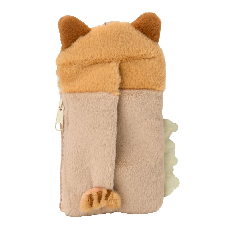 サンリオキャラクターズ ポーチ付きカード用ホルダー トラ猫（いつでも一緒うちの子）
