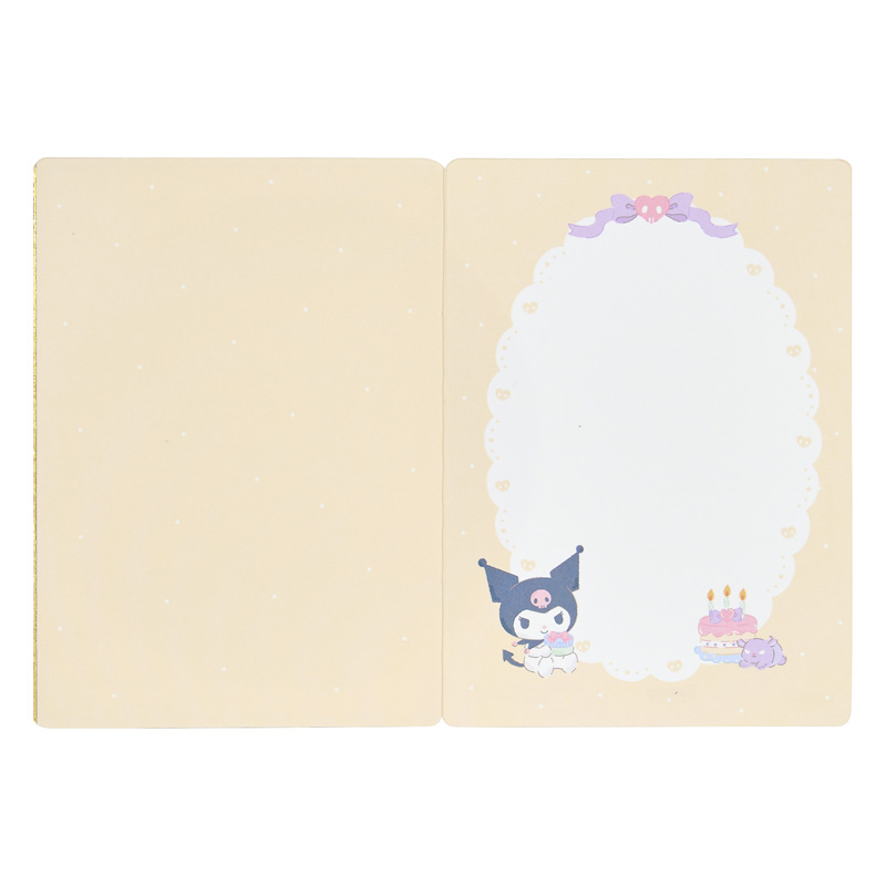 グリーティングカード 誕生日祝い　クロミとバク