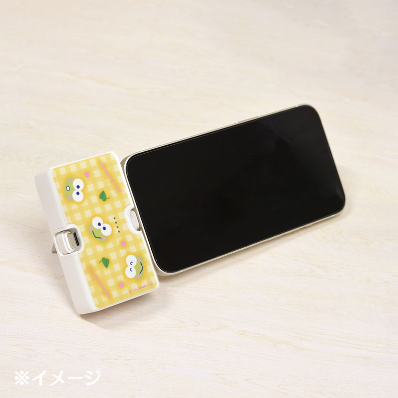 けろけろけろっぴ Lightning/Type-C コネクタ付き リチウムイオン充電器