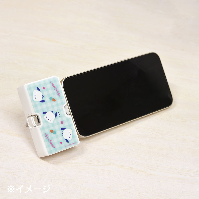 ポチャッコ Lightning/Type-C コネクタ付き リチウムイオン充電器