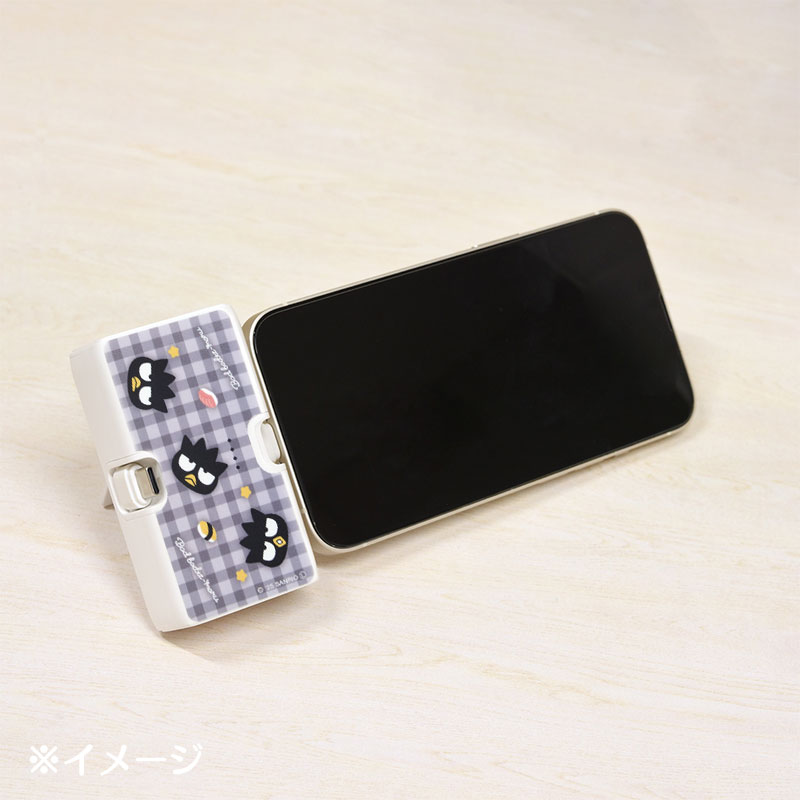 バッドばつ丸 Lightning/Type-C コネクタ付き リチウムイオン充電器