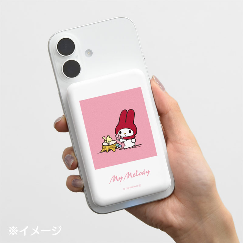 マイメロディ MagSafe対応 ワイヤレスリチウム充電器