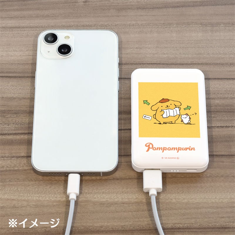 ポムポムプリン MagSafe対応 ワイヤレスリチウム充電器