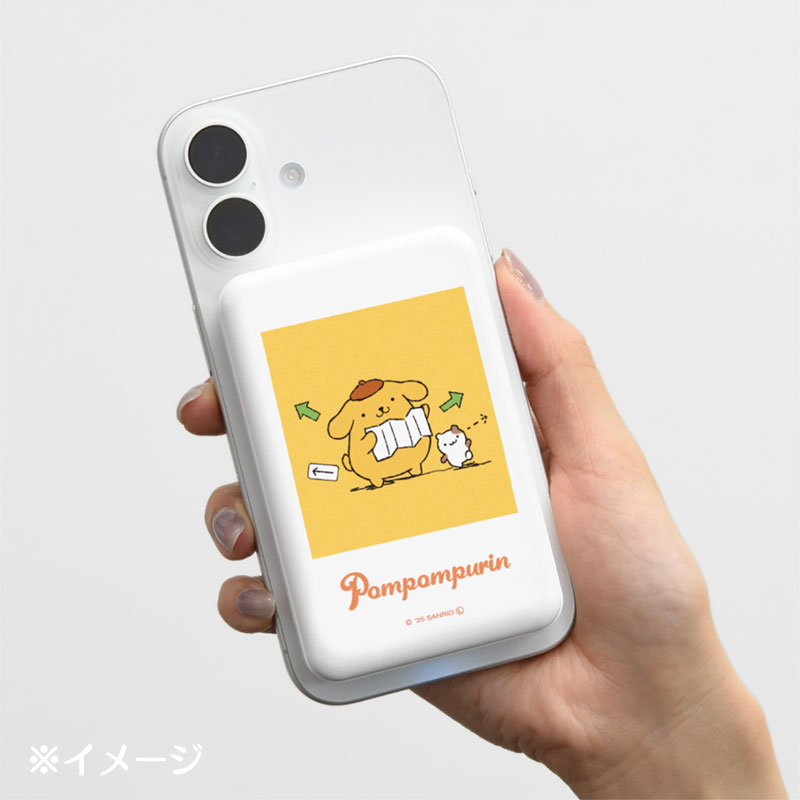 ポムポムプリン MagSafe対応 ワイヤレスリチウム充電器