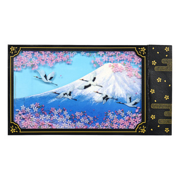  多目的　富士山と鶴