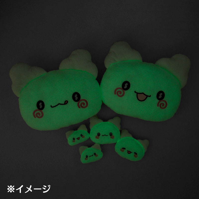 はなまるおばけ ふんわり光る フェイスクッション（にっこり）